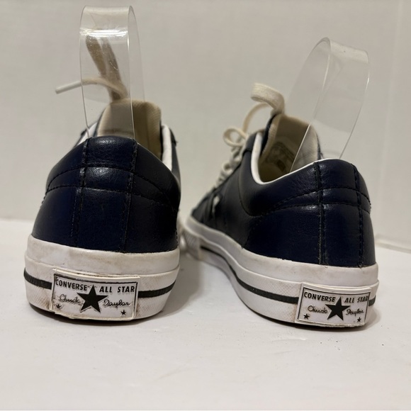 Converse One Star blue leather low top sneakers junior size 4.5 - Picture 7 of 11